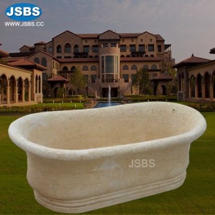 Beige Marble Bathtub, JS-BT020