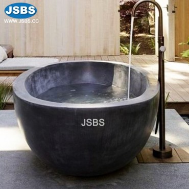 Black Marble Oval Bathtub, Black Marble Oval Bathtub