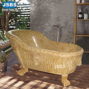 Yellow Lion Head Bathtub, Yellow Lion Head Bathtub