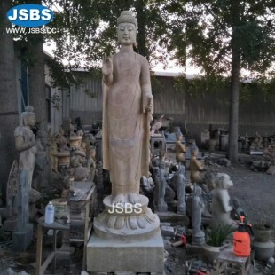 Chinese Ancient standing Buddha Sculpture, JS-CN030