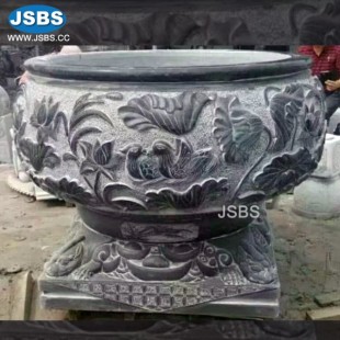 Marble Water Mandarin Duck Cylinder, JS-CN004