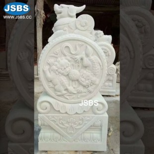 White Drum-shaped Bearing Stone, JS-CN005