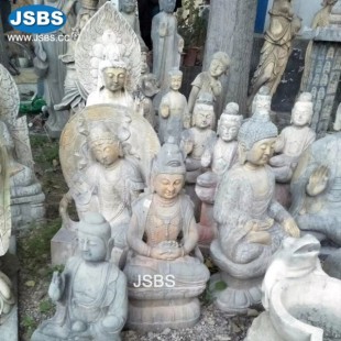 Ancient Sitting Buddha Sculpture, JS-CN017