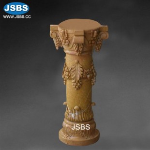 Carved Limestone Column, JS-CM127