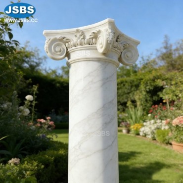 White Marble Pillar, JS-CM180
