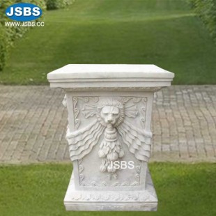 Marble Lion Pedestal, Marble Lion Pedestal