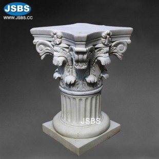 White Marble Pedestal, White Marble Pedestal