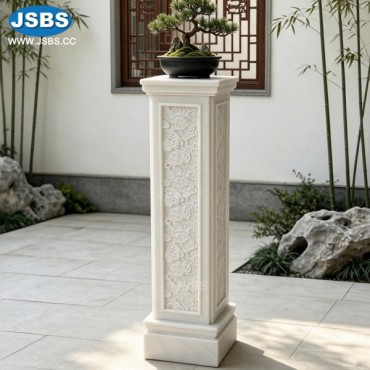 Carved Marble Decorative Pillar, JS-CM190