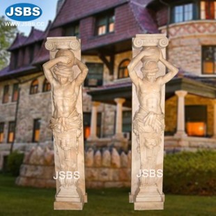 Carved Statue Column, JS-CM040