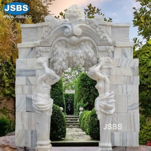 White Marble Door Surround, JS-D025