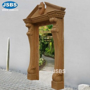 Yellow Marble Elegant Door Frame, JS-D045