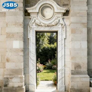 Small White Marble Door Frame, Small White Marble Door Frame