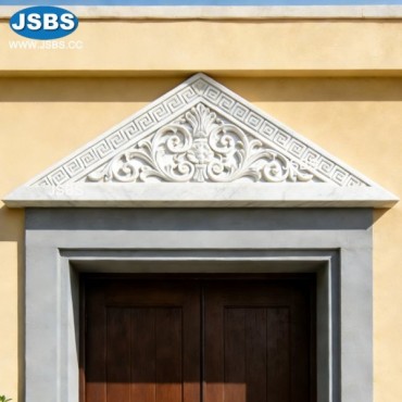 Marble Triangle Ornament above door, JS-OM091