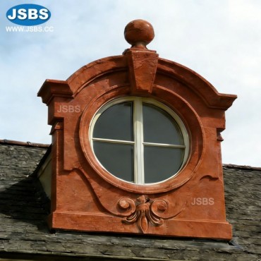 Red Marble Roof Window Frame, Red Marble Roof Window Frame
