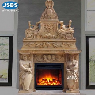 Elegant Renaissance Overmantel, Elegant Renaissance Overmantel