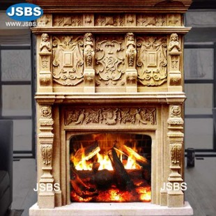 The Majestic Marble Fireplace, JS-FP162
