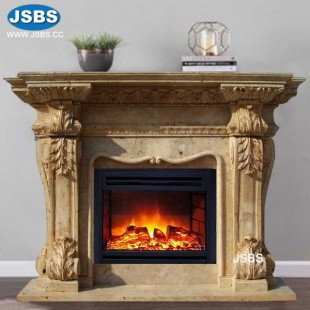 Cream Marble Fireplace , Cream Marble Fireplace 