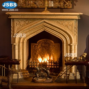 Castle Fireplace Mantel for UK, JS-FP382