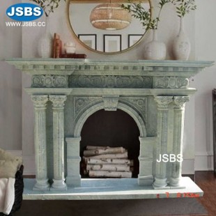 For Sale Romanesque Marble Fireplace, For Sale Romanesque Marble Fireplace