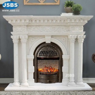 Roman Decor Marble Fireplace, Roman Decor Marble Fireplace