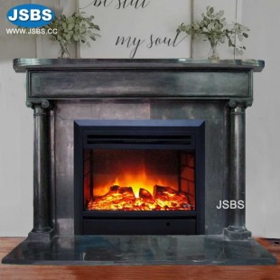 Top-Selling-Black Marble Fireplace, JS-FP223