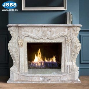 Hot Selling Antique Fireplace Mantel, JS-FP199