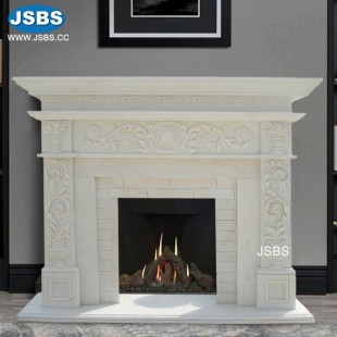 Pure White Contemporary Mantel, Pure White Contemporary Mantel