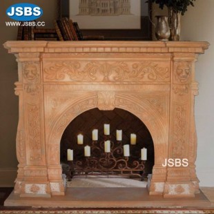 Red Lion Head Mantel, JS-FP148