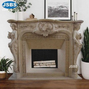 For sale European Fine Marble Fireplace, JS-FP052