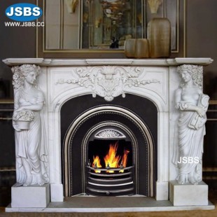 For Sale Elegant White Marble Mantel , For Sale Elegant White Marble Mantel 