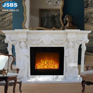Wholesale Greek Majesty Marble Fireplace, JS-FP234