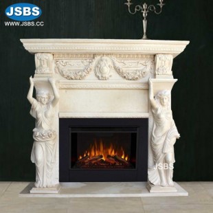 Elegant Lady Fireplace Surround, Elegant Lady Fireplace Surround