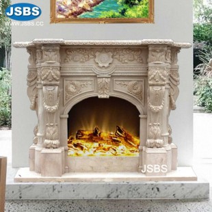 Ornate Nice Fireplace Surrounds, JS-FP128