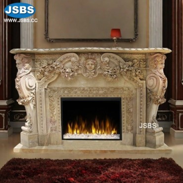 Wholesale Ornate Marble Fireplace, JS-FP049