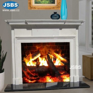 Beige Fireplace Mantel, JS-FP154