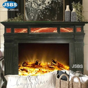 Black Fireplace Mantel, JS-FP302
