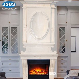 Cream Fireplace Mantel, Cream Fireplace Mantel