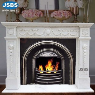Elegance and Grandeur Marble Fireplace, JS-FP260
