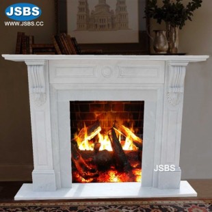 Cheap White Fireplace, JS-FP243