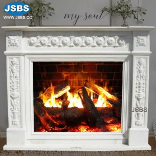 White Fireplace Mantel , White Fireplace Mantel 