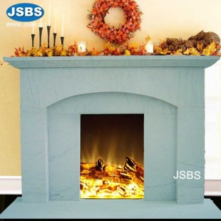 White Marble Regency Mantel, JS-FP214