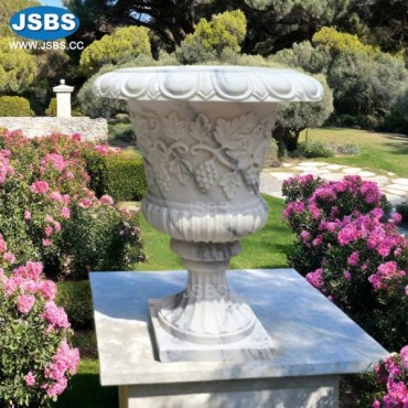 White Grape Flower Pot, JS-P275