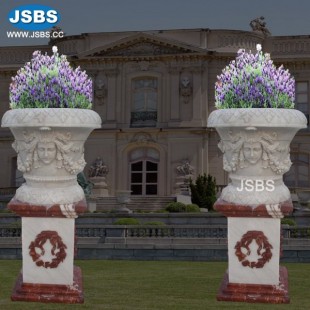 Angelic Faces Marble Planter, Angelic Faces Marble Planter