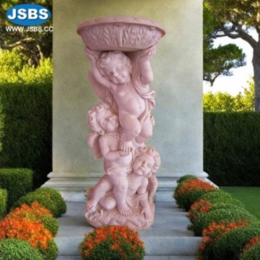 White Children Marble Planter, JS-P230
