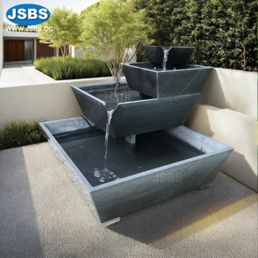 black granite fountain, black granite fountain
