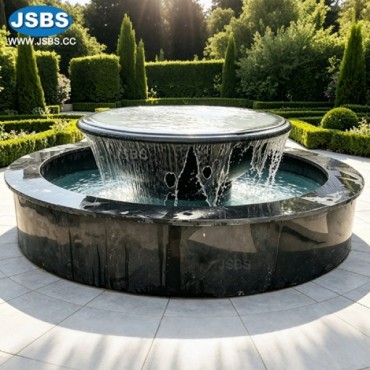 Black Marble Urn Fountain, js-ft344