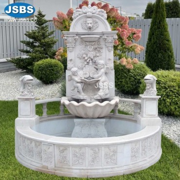 Children Marble White Fountain, JS-FT219