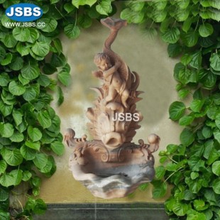 Cream Children Marble Fountain, JS-FT088