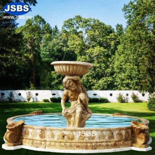 Travertine Urn Fountain, JS-FT091