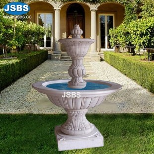 Cream Marble Tier Fountain, Cream Marble Tier Fountain